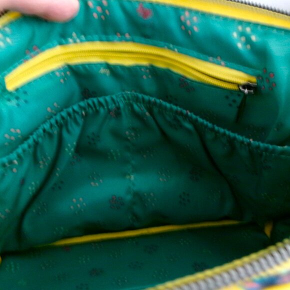 New LUG FLARE Yellow Bouquet RFID Crossbody Purse Bag Handbag NWOT Floral - Picture 6 of 13